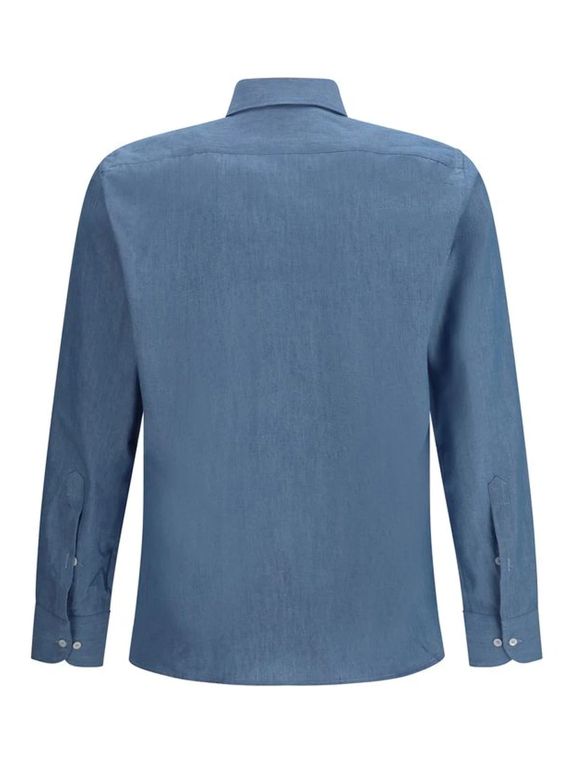 Blue Cotton Shirt