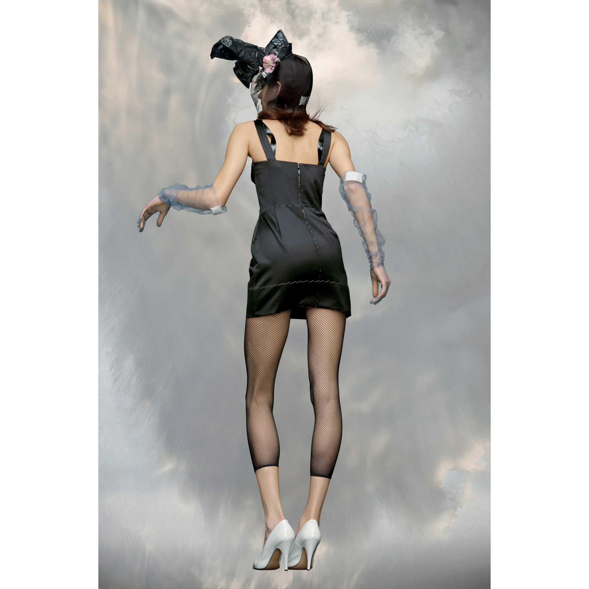 Black Fibres Short Dress