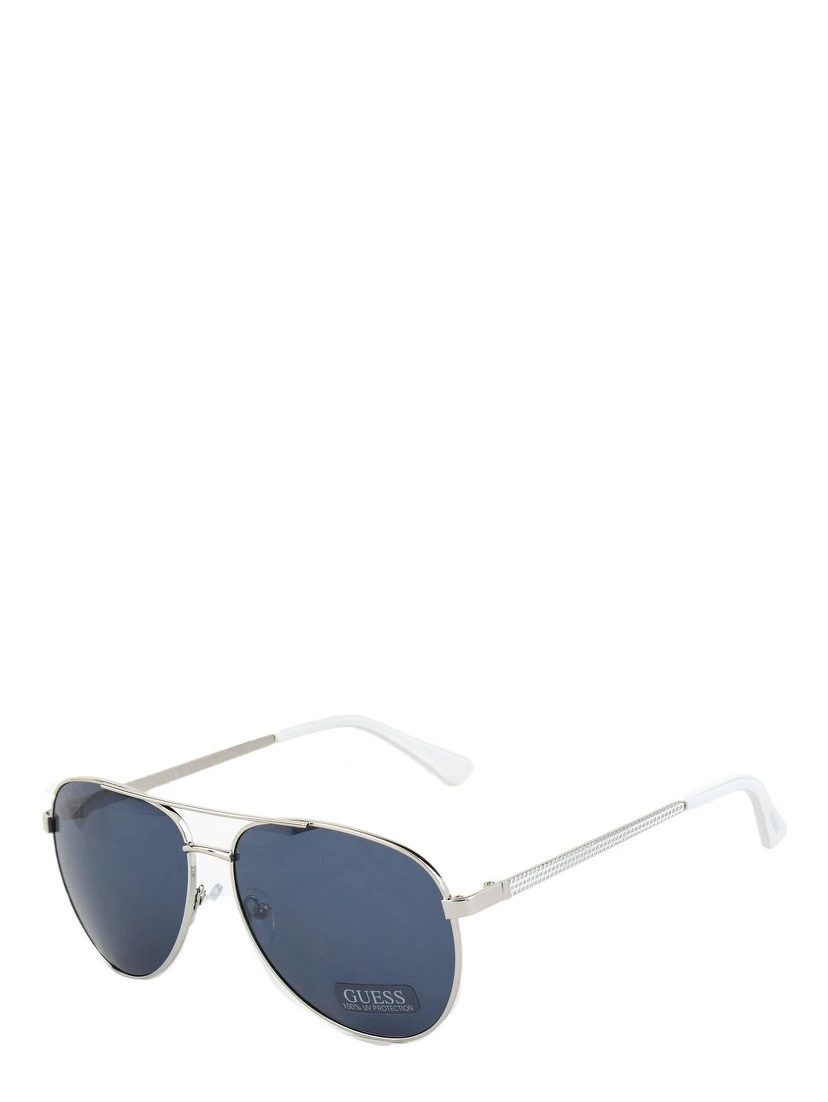 Gray Metal Sunglasses