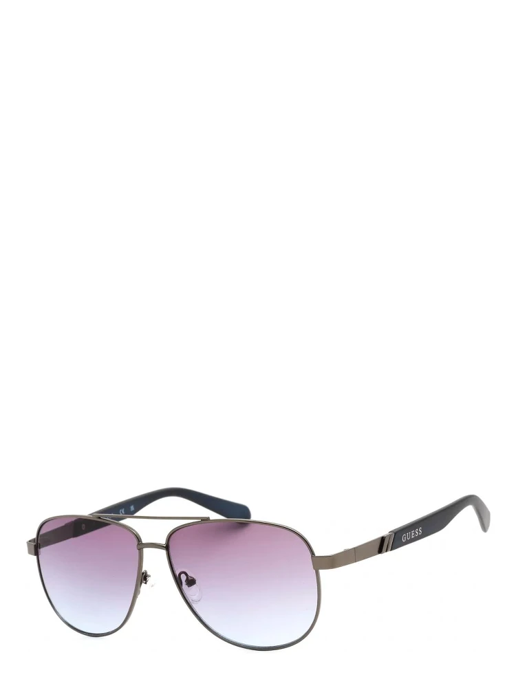 Gray Metal Sunglasses