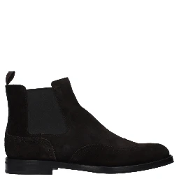 Brown Leather Ankle Boots