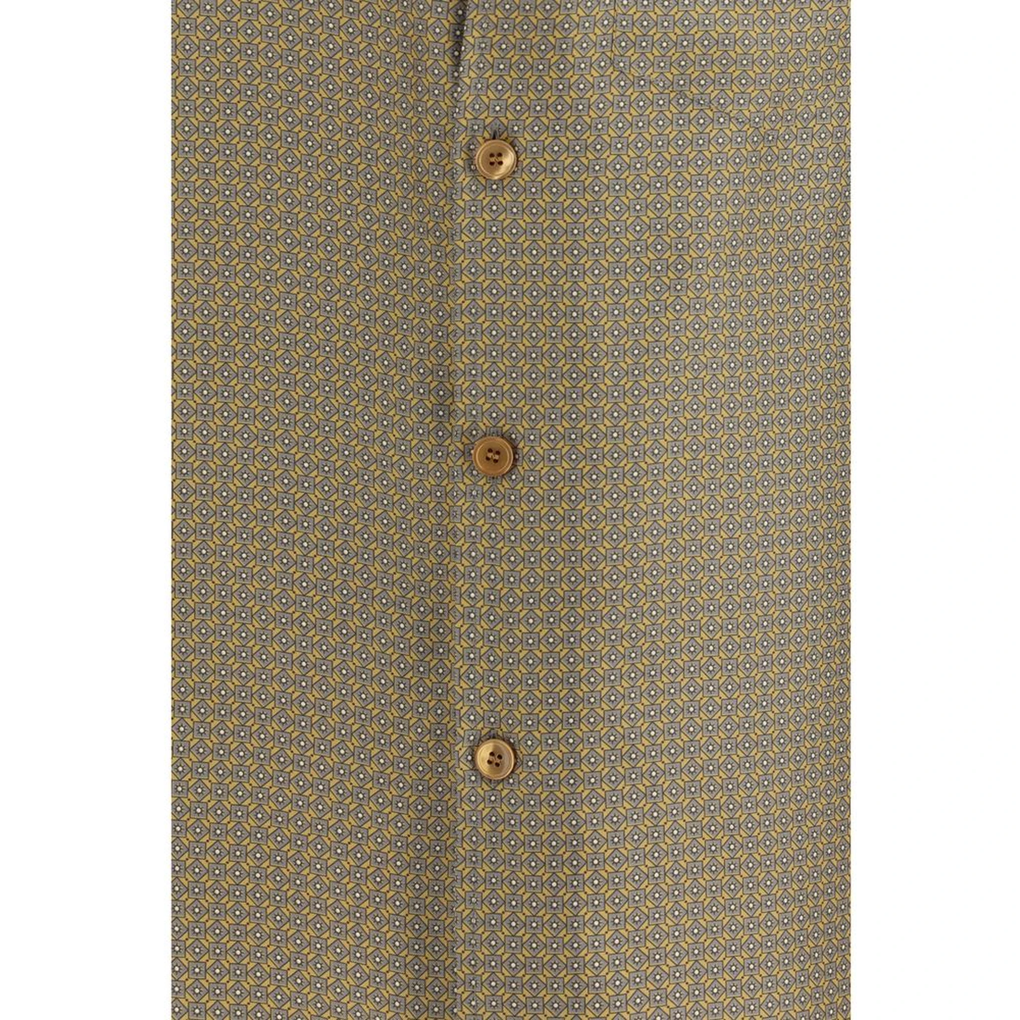 Multicolor Silk Pattern Shirt