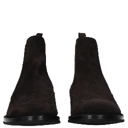 Brown Leather Ankle Boots