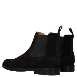 Brown Leather Ankle Boots