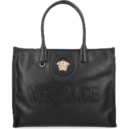 حقيبة تسوق مزينة بشعار