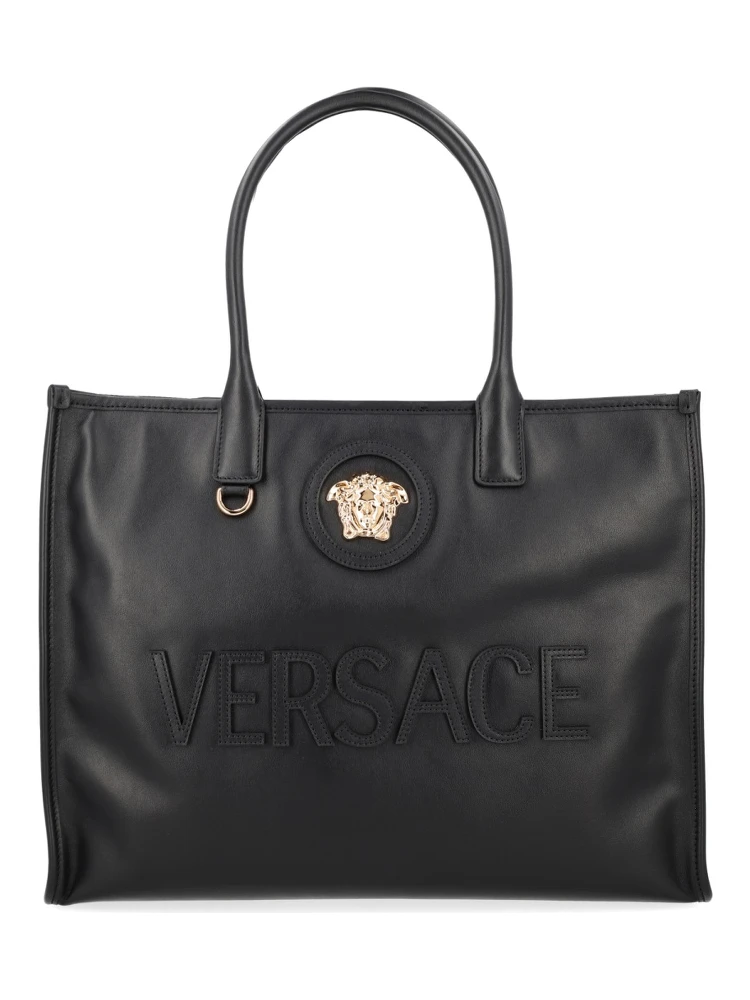 حقيبة تسوق مزينة بشعار