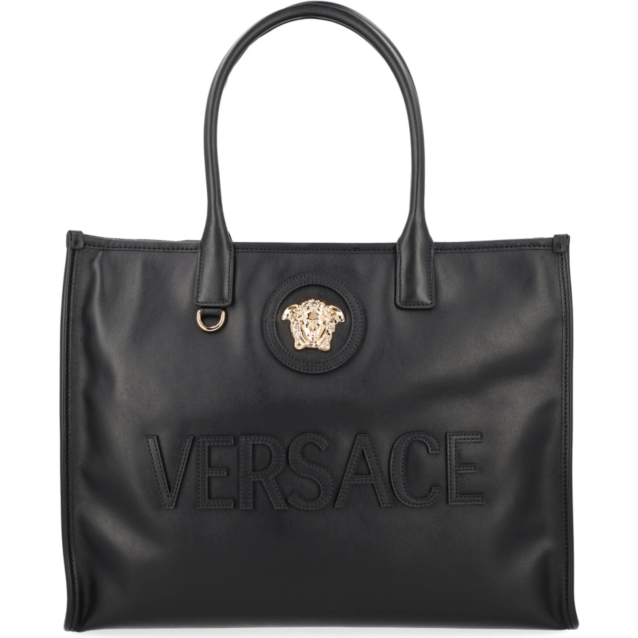 حقيبة تسوق مزينة بشعار