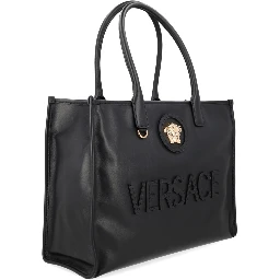 حقيبة تسوق مزينة بشعار