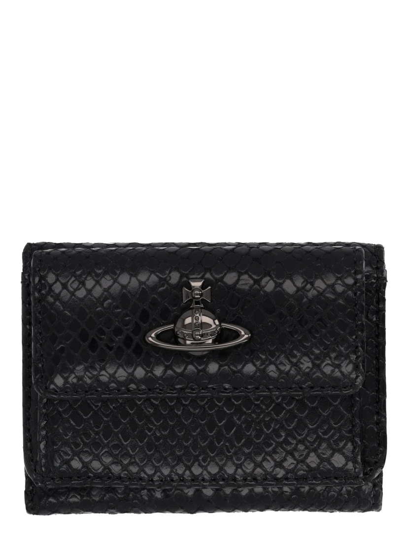 WALLET WITH "ORB" DETAIL