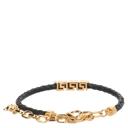 LEATHER BRACELET WITH "GREEK"