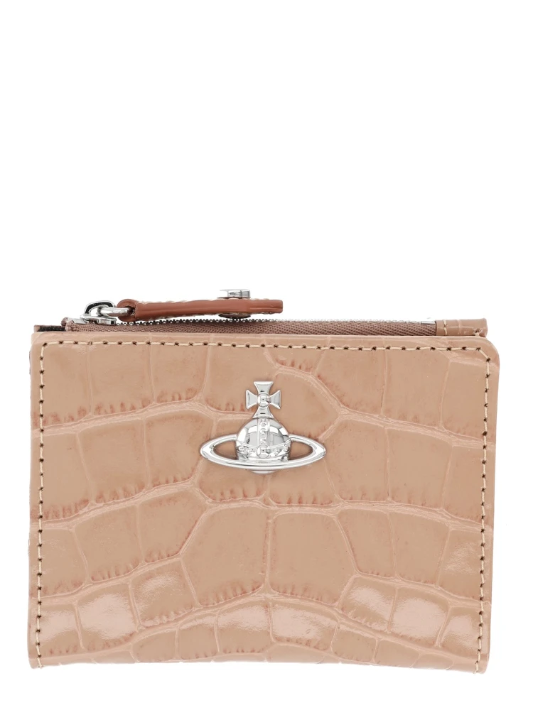 CARD HOLDER WITH "ORB" DETAIL