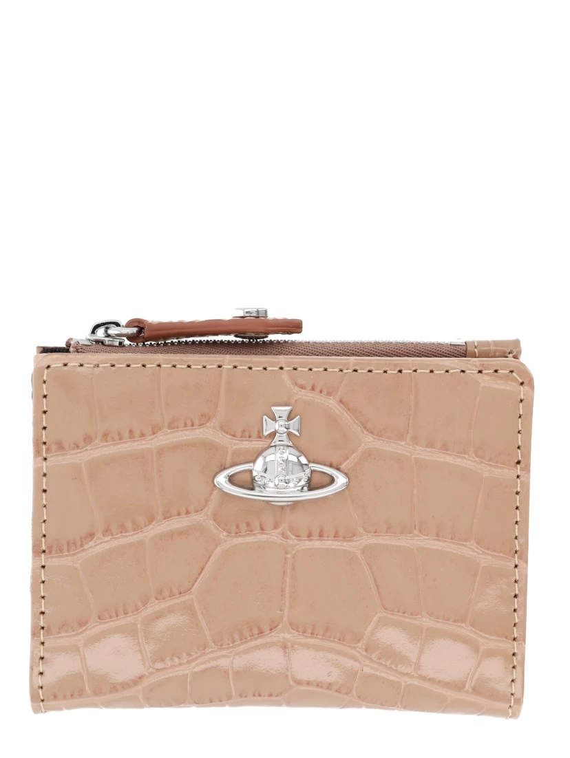 CARD HOLDER WITH "ORB" DETAIL