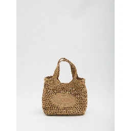 Raffia shopping bag small
