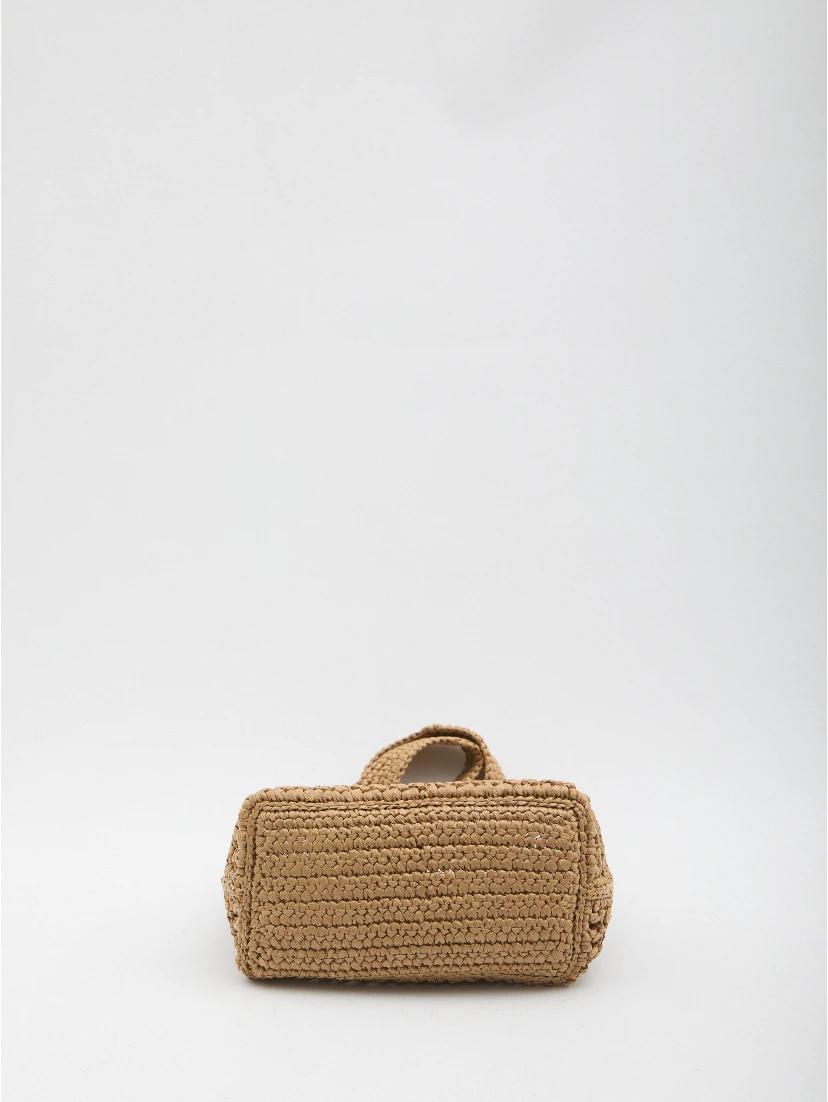 Raffia shopping bag small
