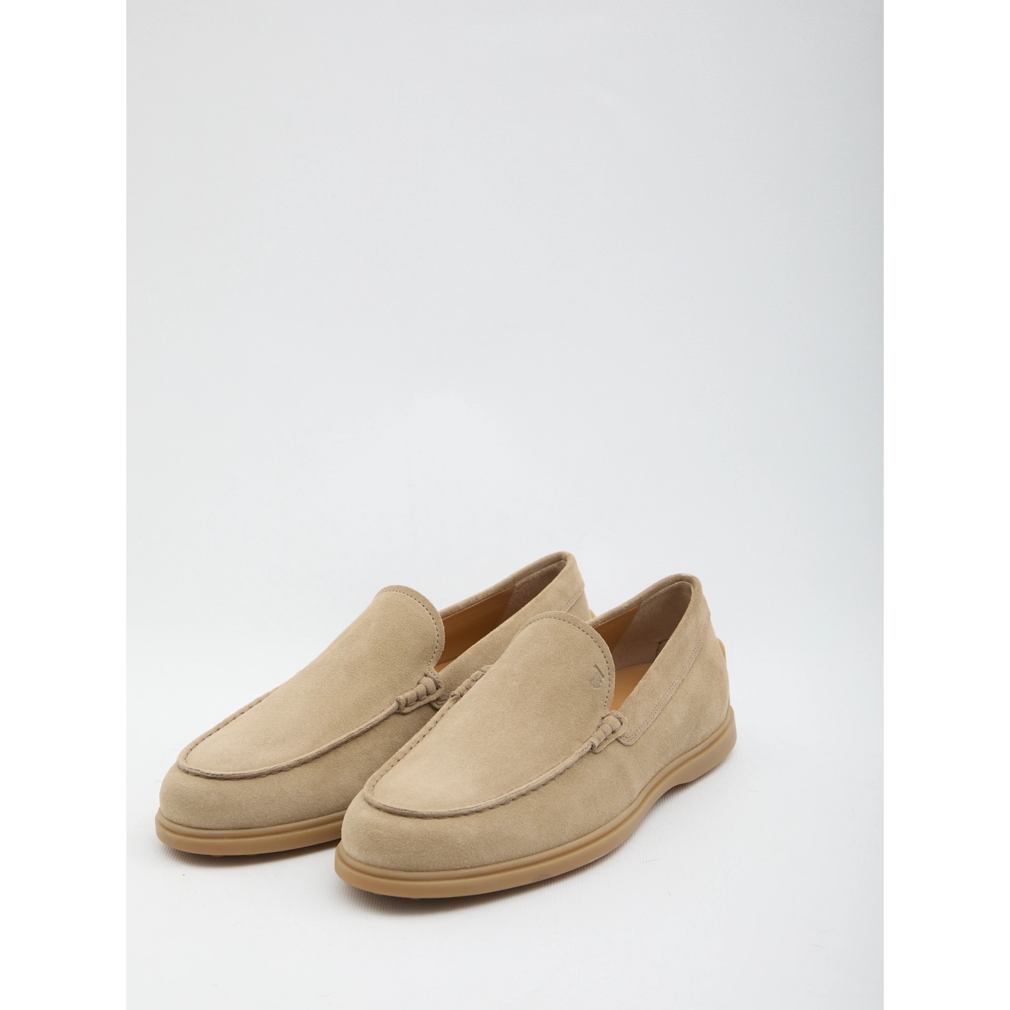 Suede Pantofola loafers