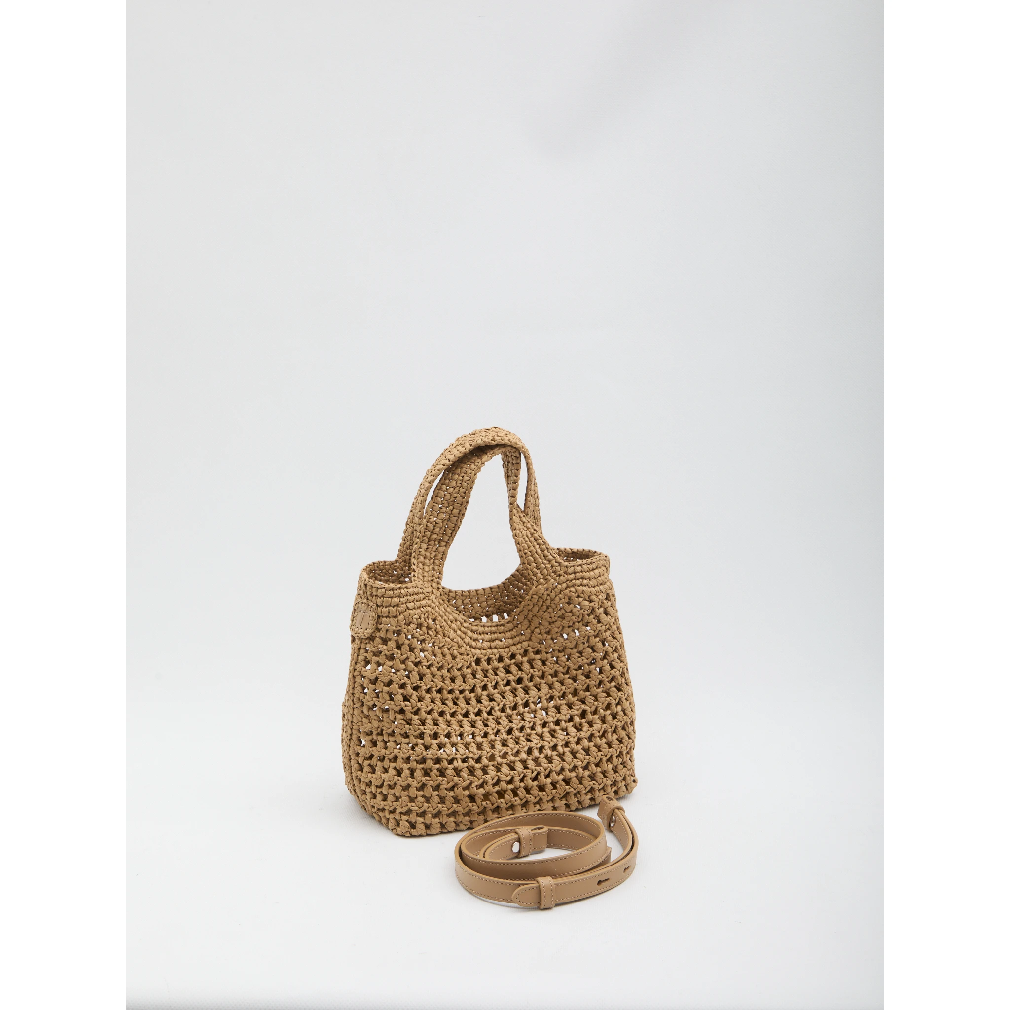 Raffia shopping bag small
