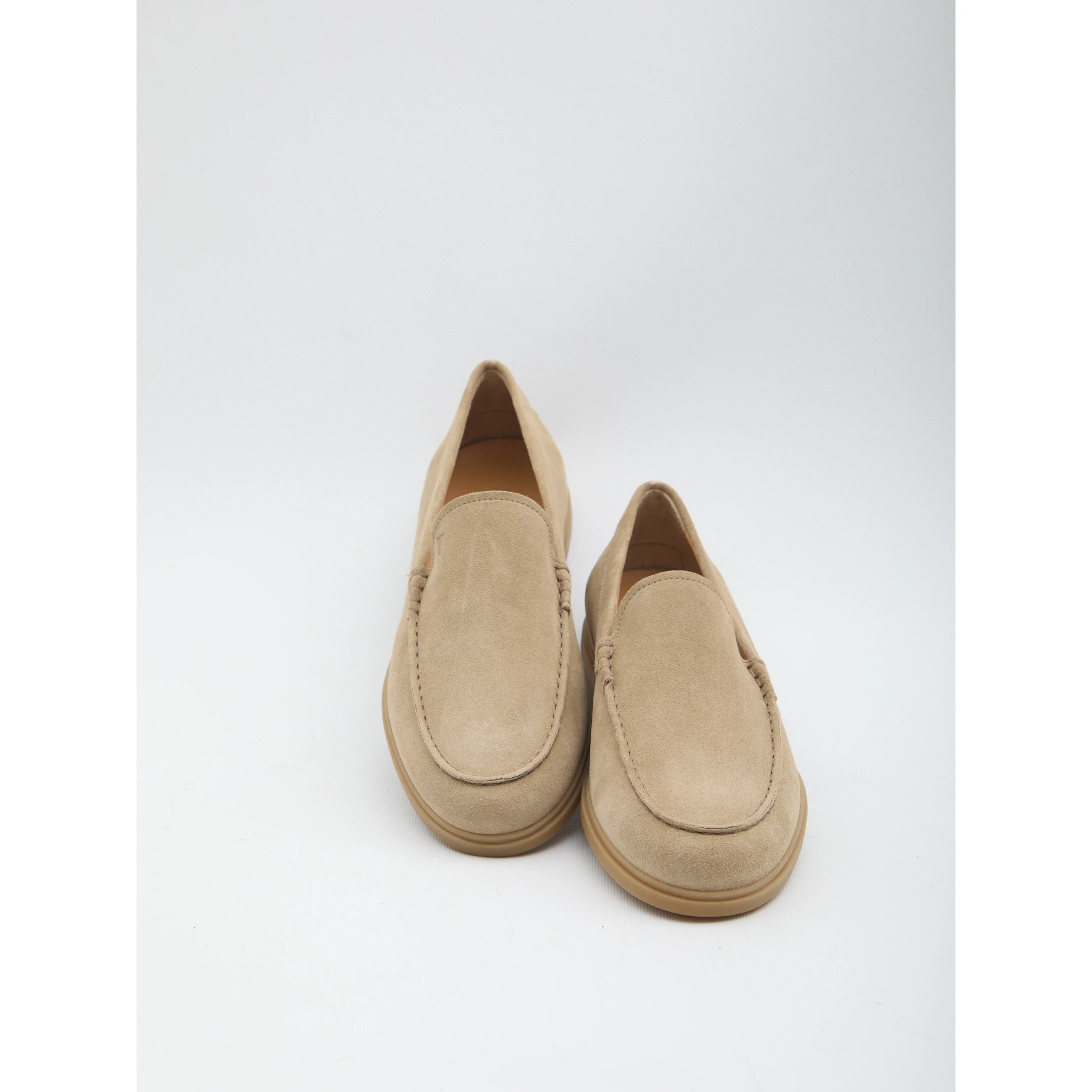 Suede Pantofola loafers