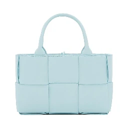 Blue Lamb Leather Tote Bag