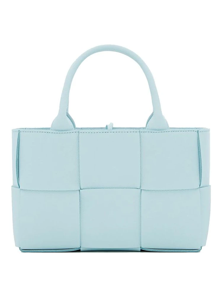 Blue Lamb Leather Tote Bag