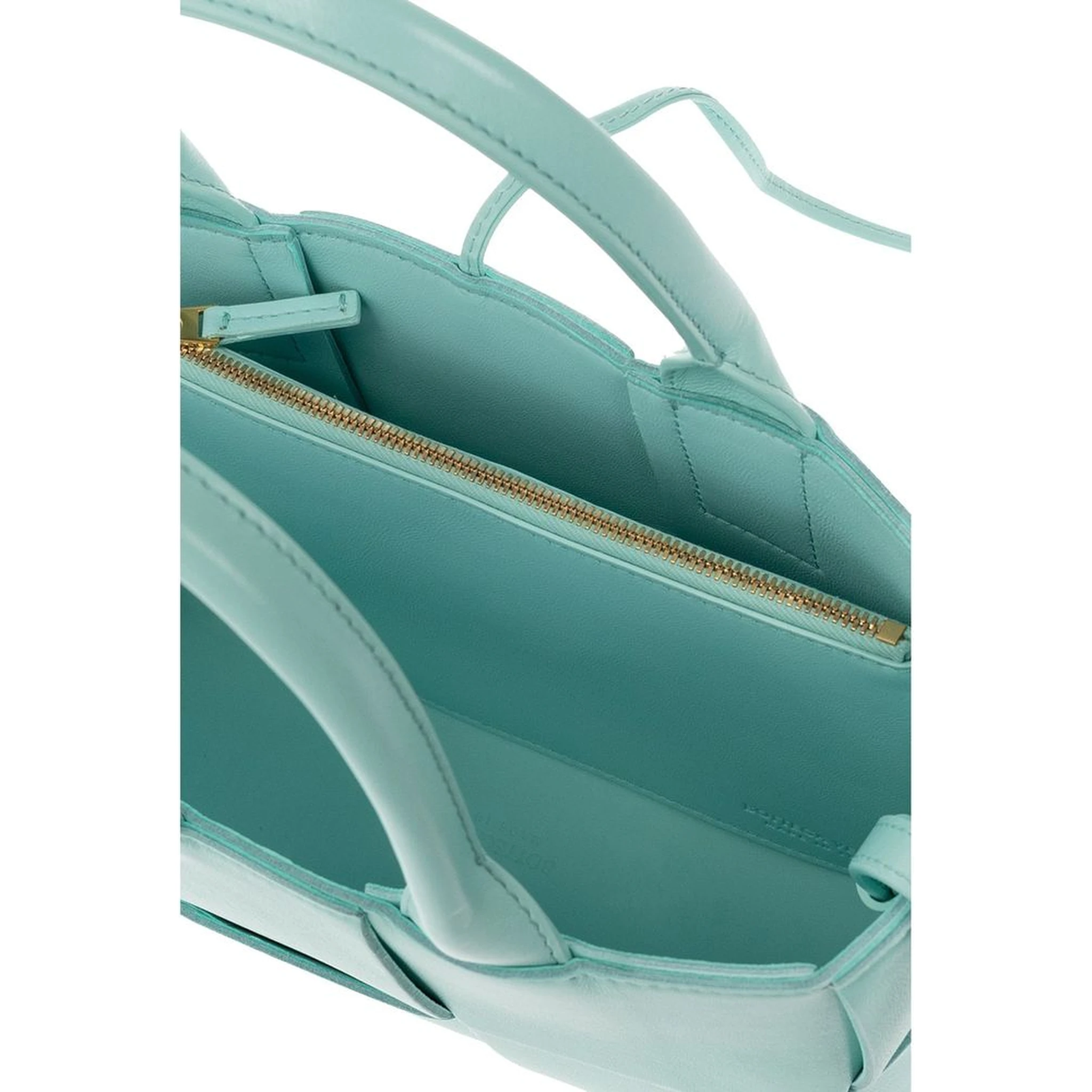 Blue Lamb Leather Tote Bag