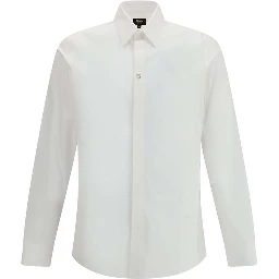 White Cotton Dress Shirt