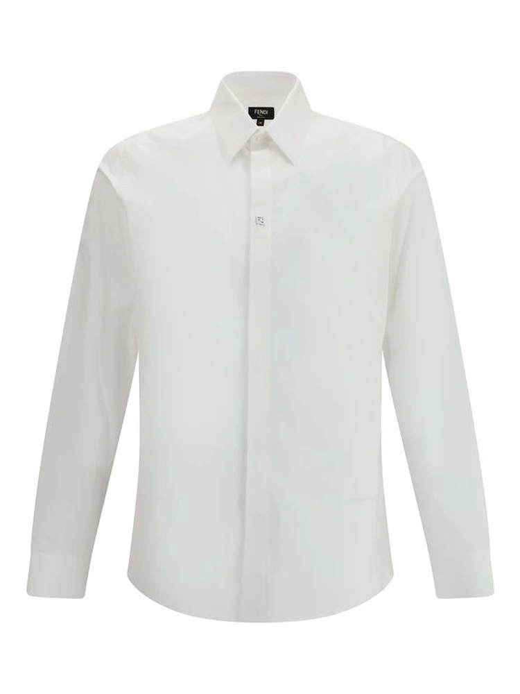 White Cotton Dress Shirt