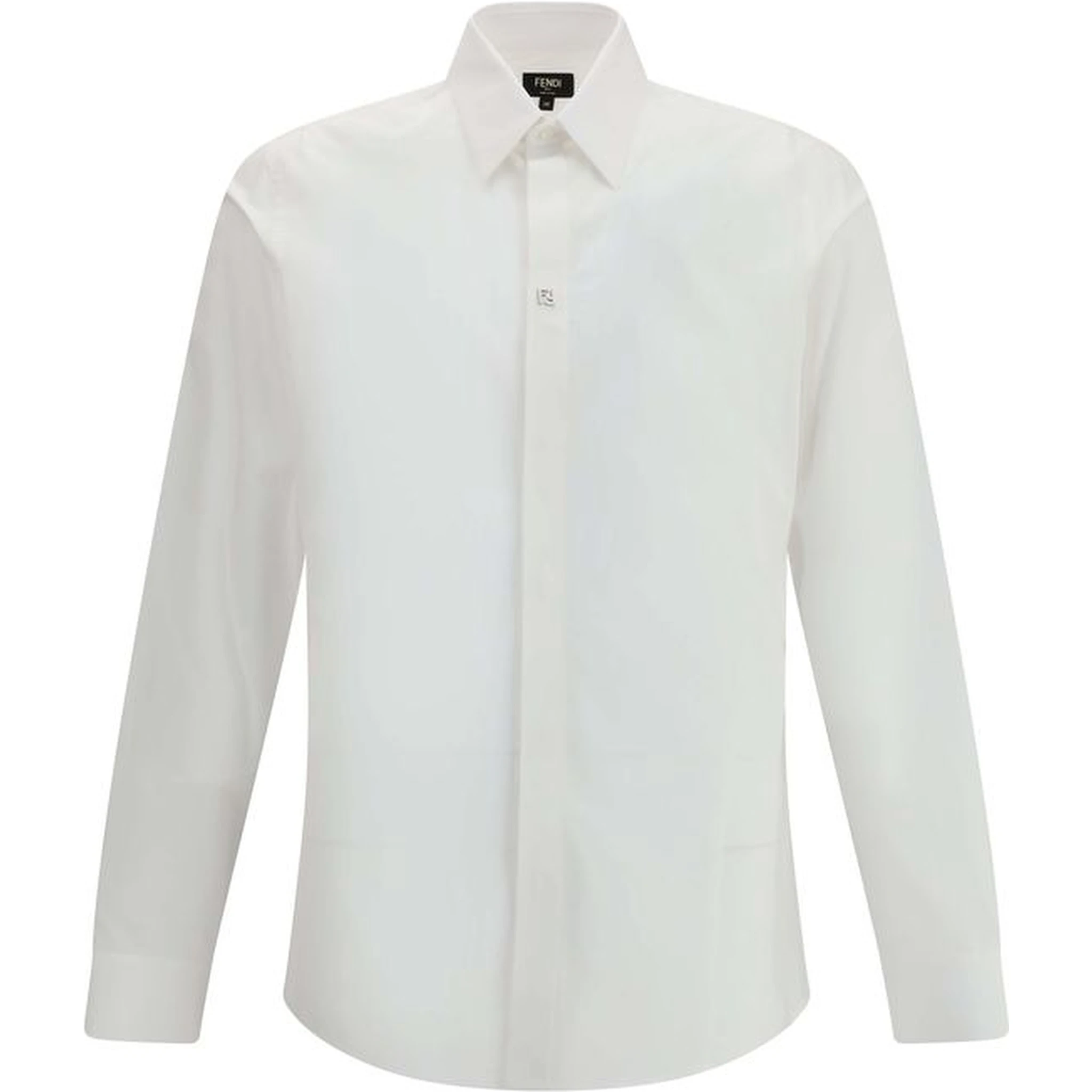 White Cotton Dress Shirt