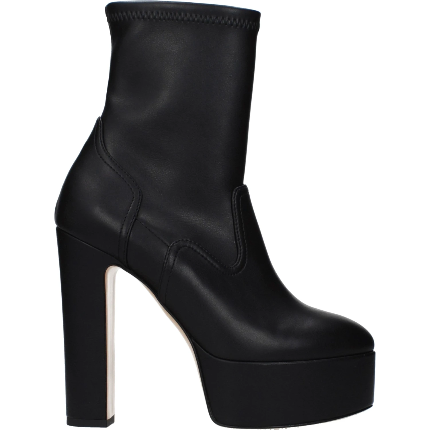 Black Leather Ankle Boots