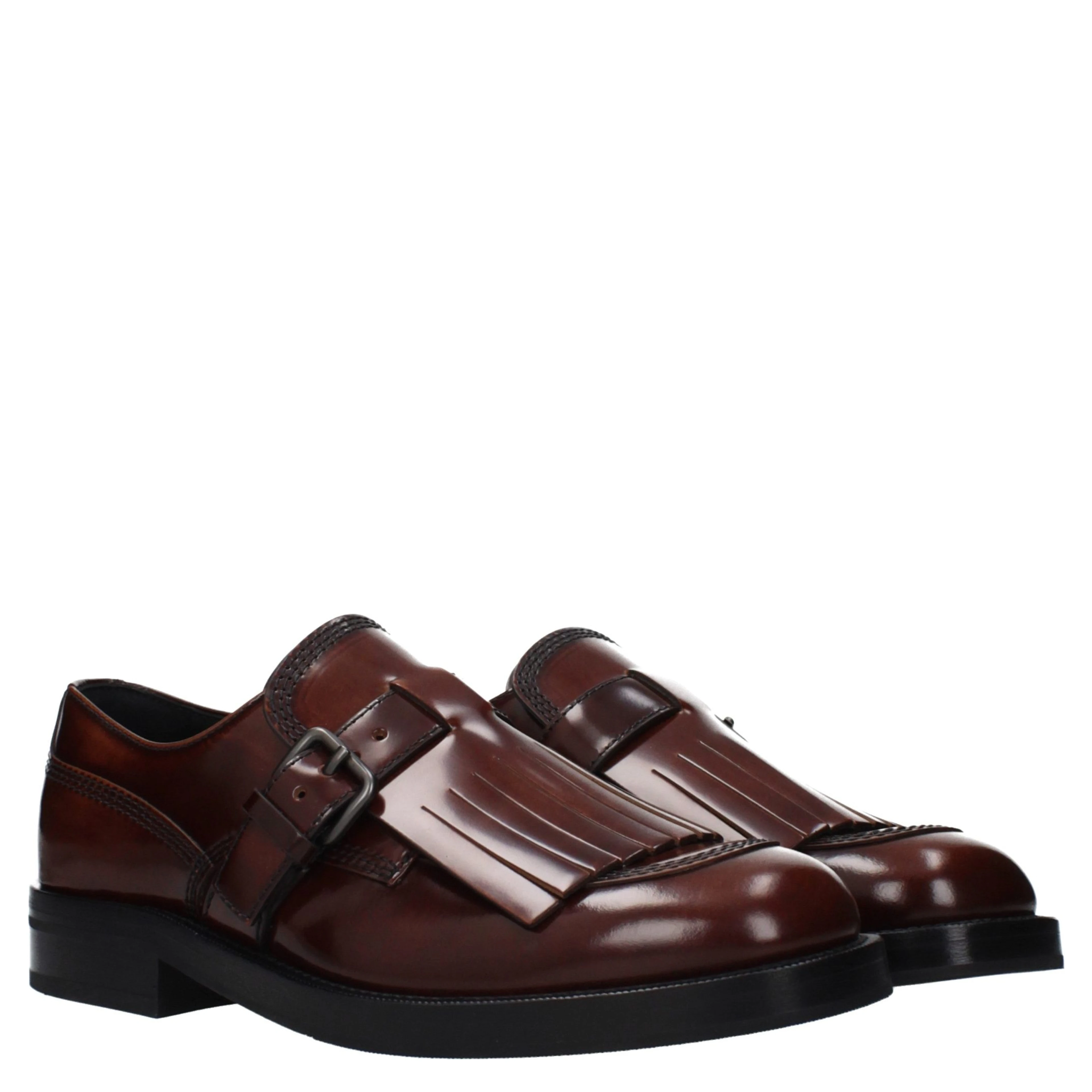 Brown Leather Oxfords And Derbies