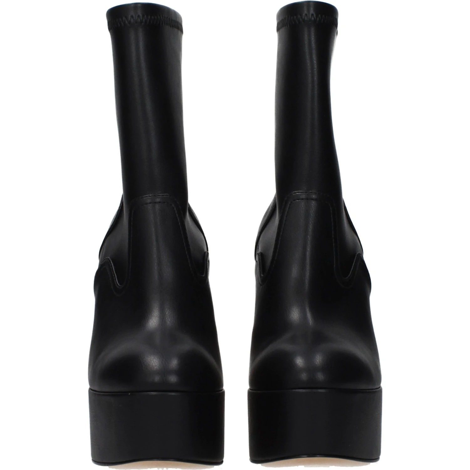 Black Leather Ankle Boots