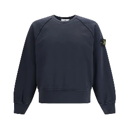 Blue Cotton Sweatshirt