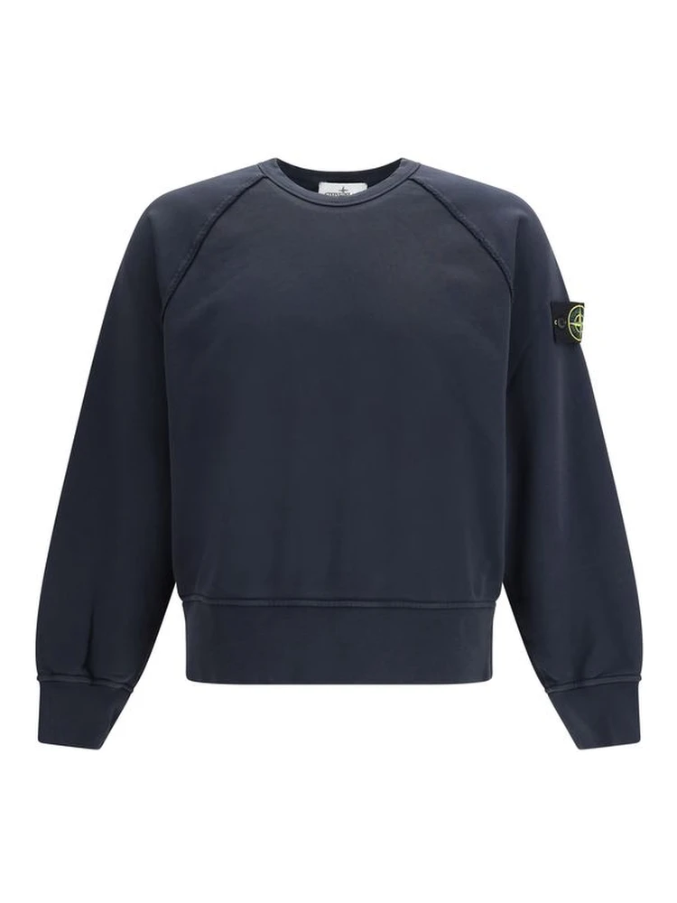 Blue Cotton Sweatshirt