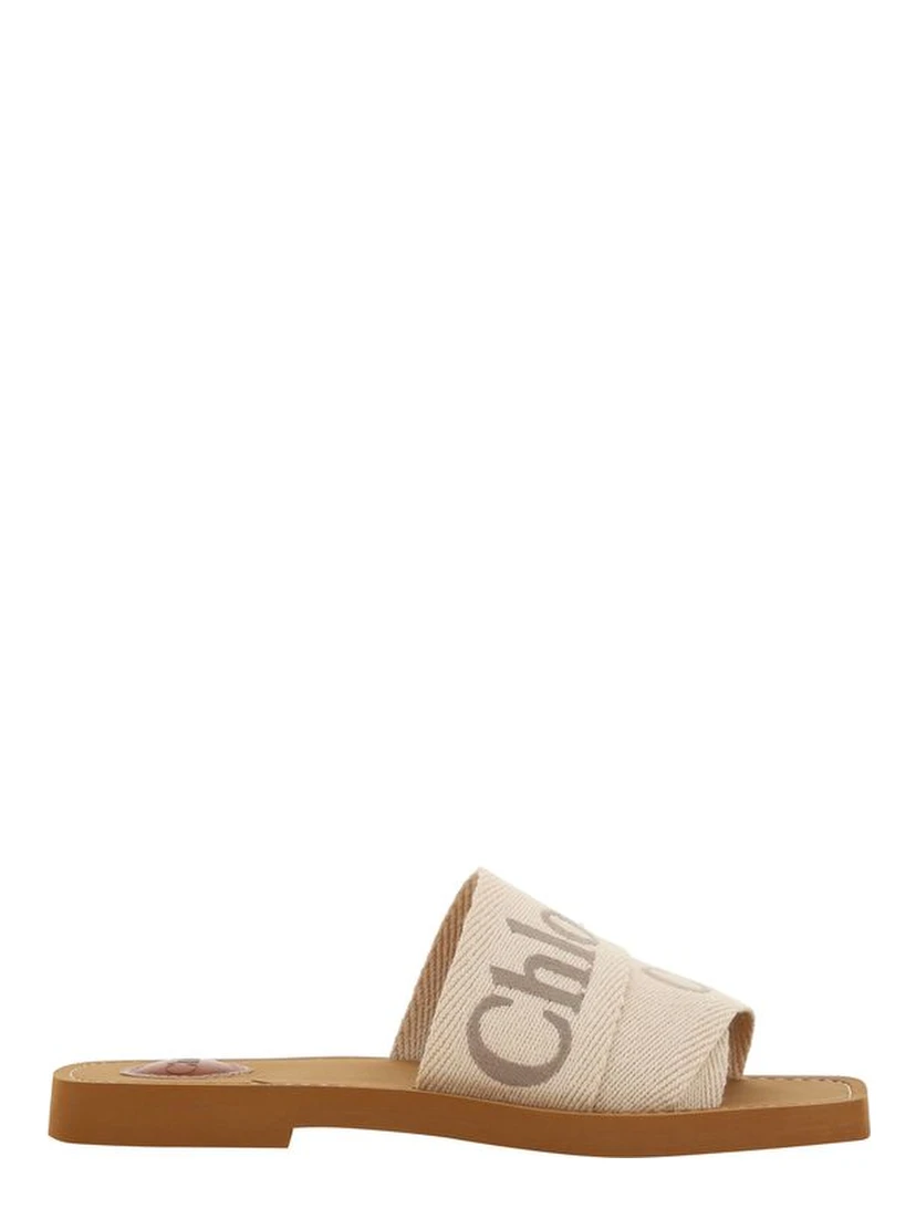 Multicolor Rubber Flat Sandals