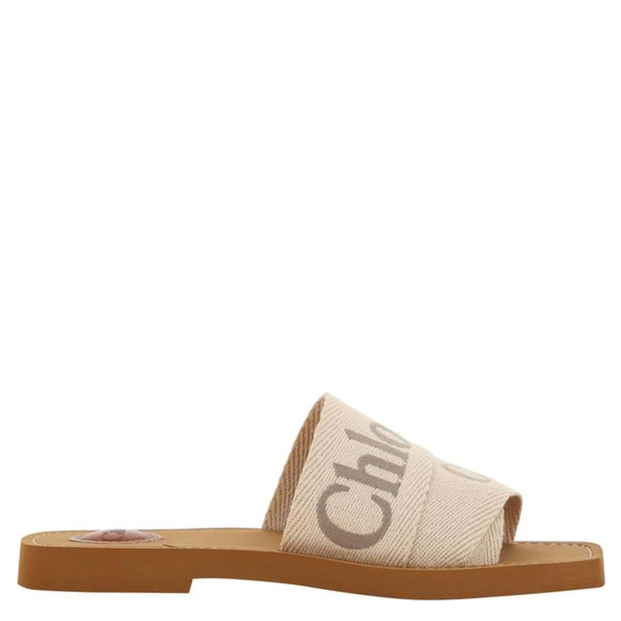 Multicolor Rubber Flat Sandals