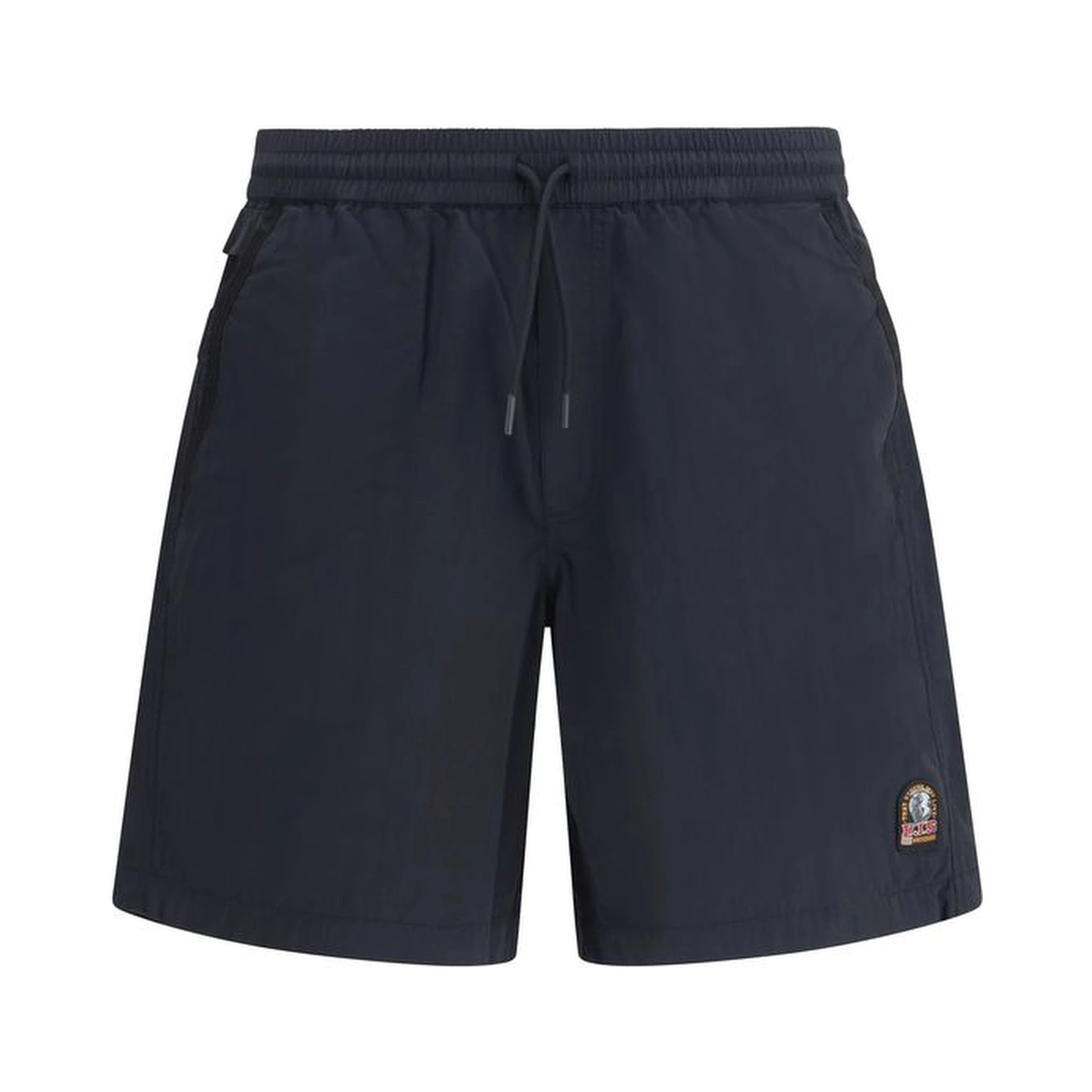 Black Polyamide Bermuda Shorts