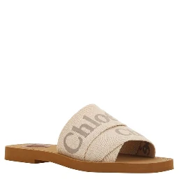 Multicolor Rubber Flat Sandals