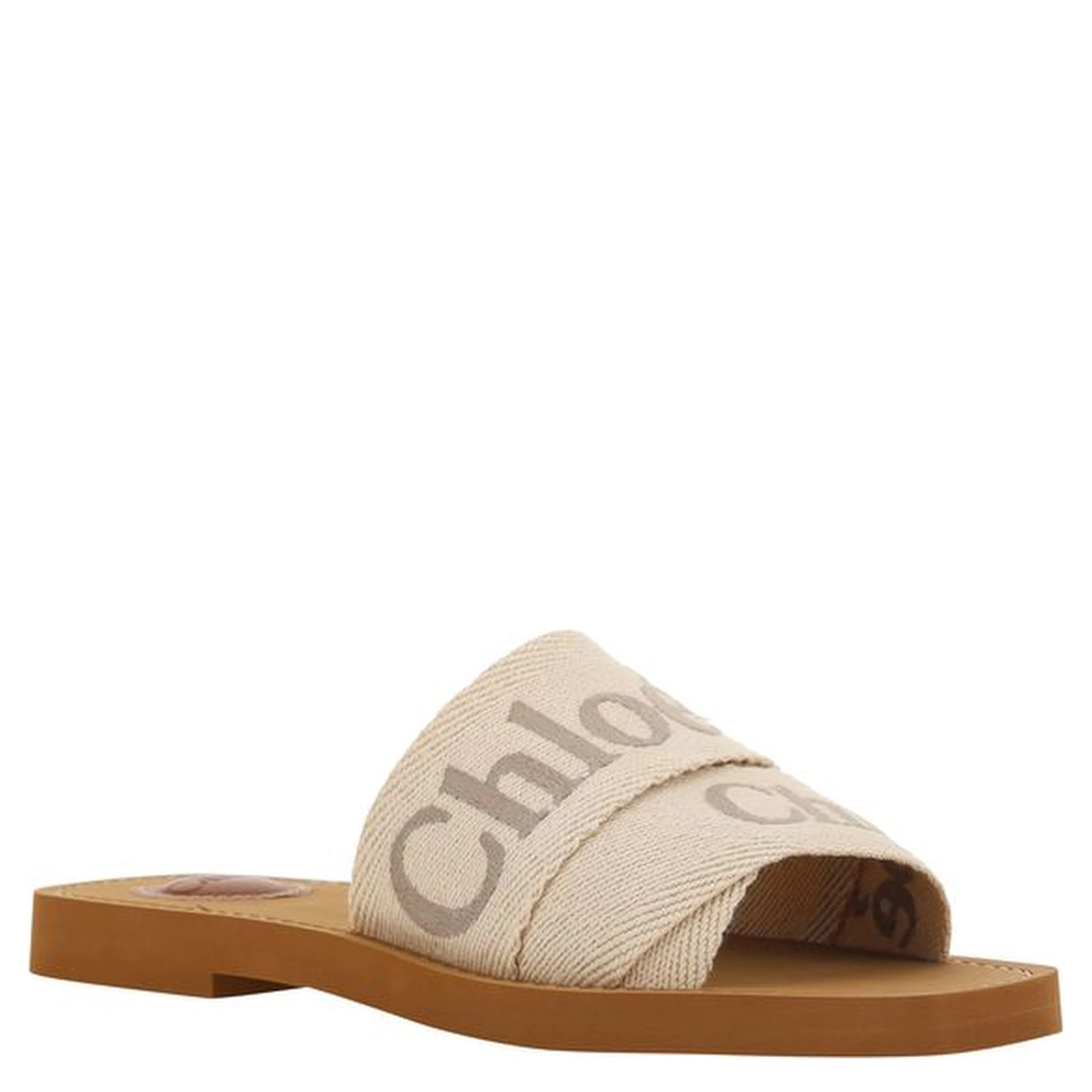 Multicolor Rubber Flat Sandals