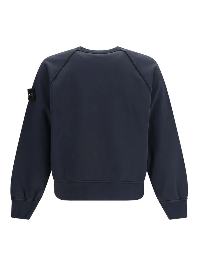 Blue Cotton Sweatshirt