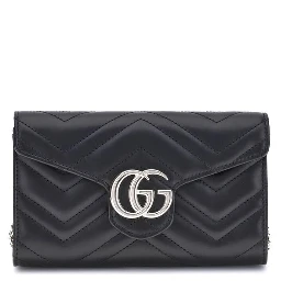 Black Calf Leather Bos Taurus Shoulder Bag