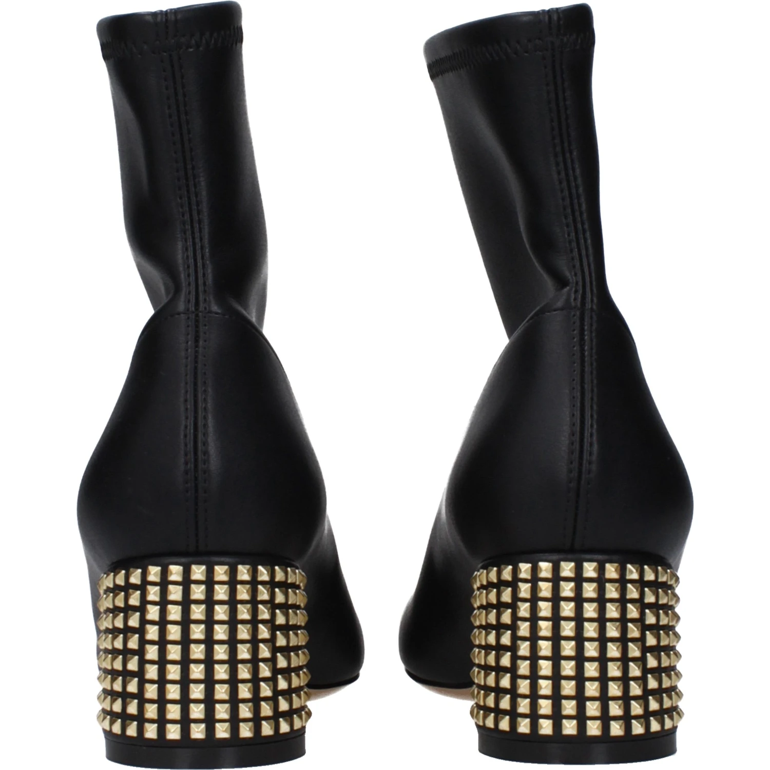 Black Leather Ankle Boots