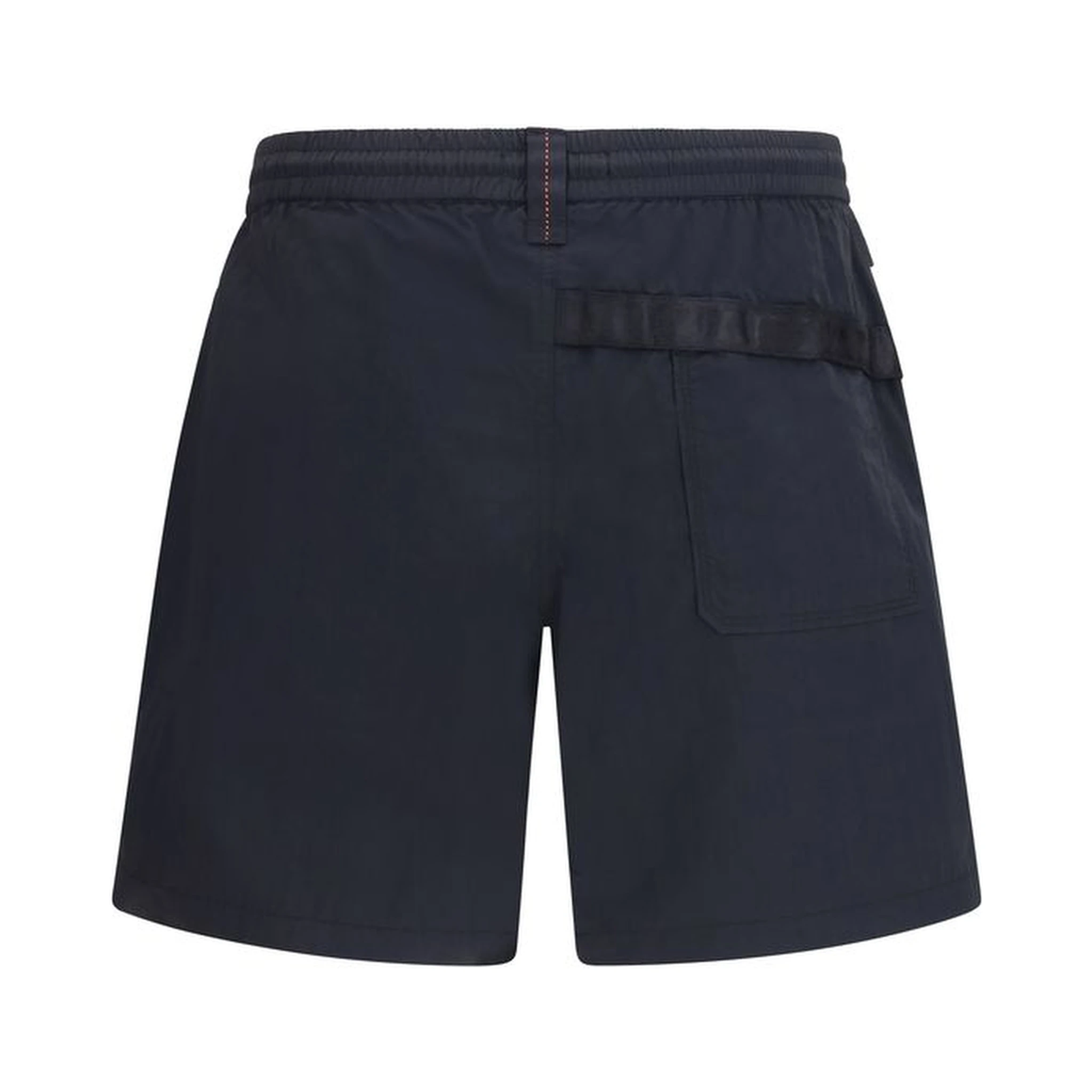 Black Polyamide Bermuda Shorts