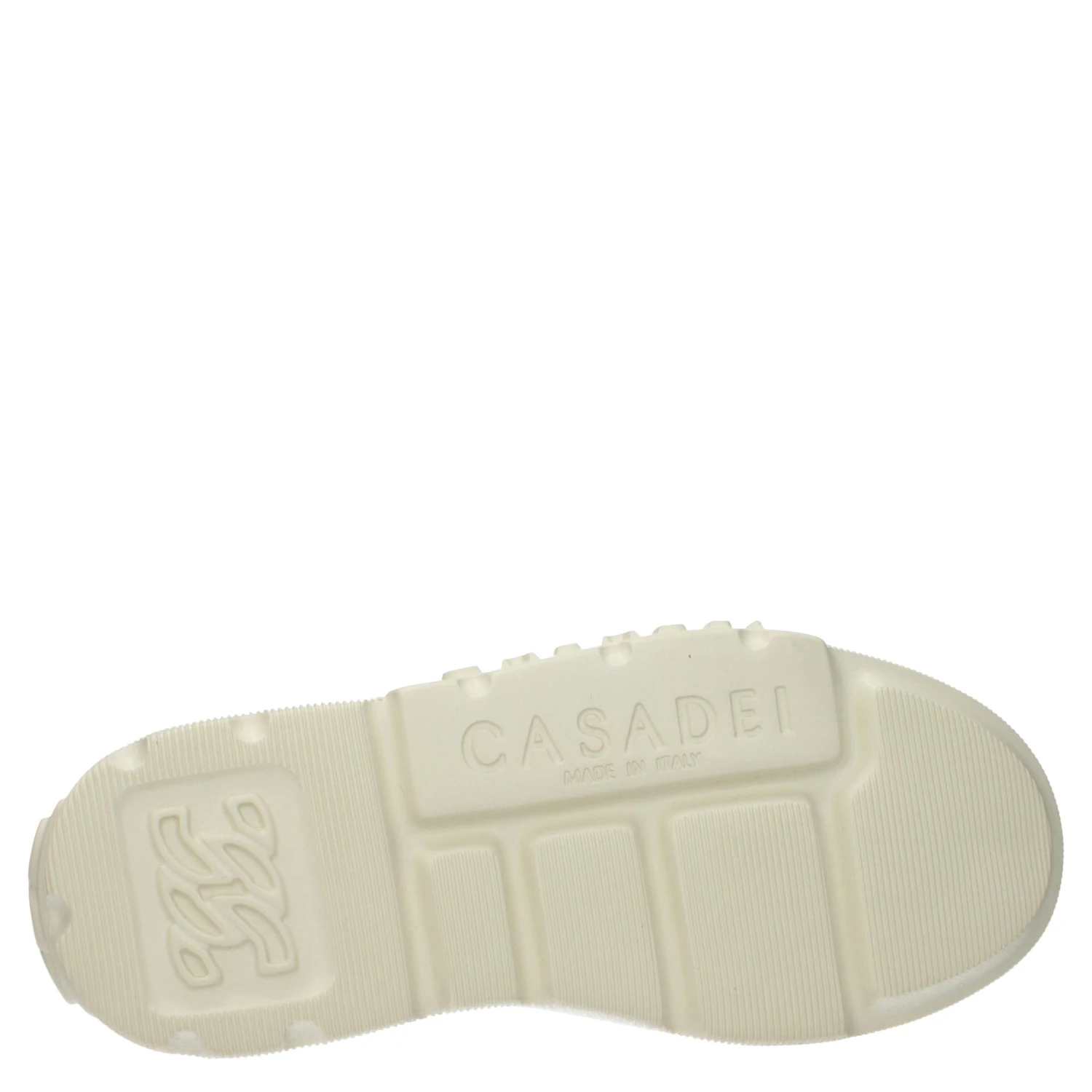 Beige Leather Chunky Sneakers