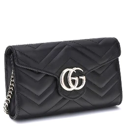 Black Calf Leather Bos Taurus Shoulder Bag