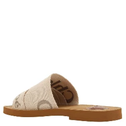 Multicolor Rubber Flat Sandals