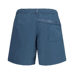 Blue Polyamide Bermuda Shorts