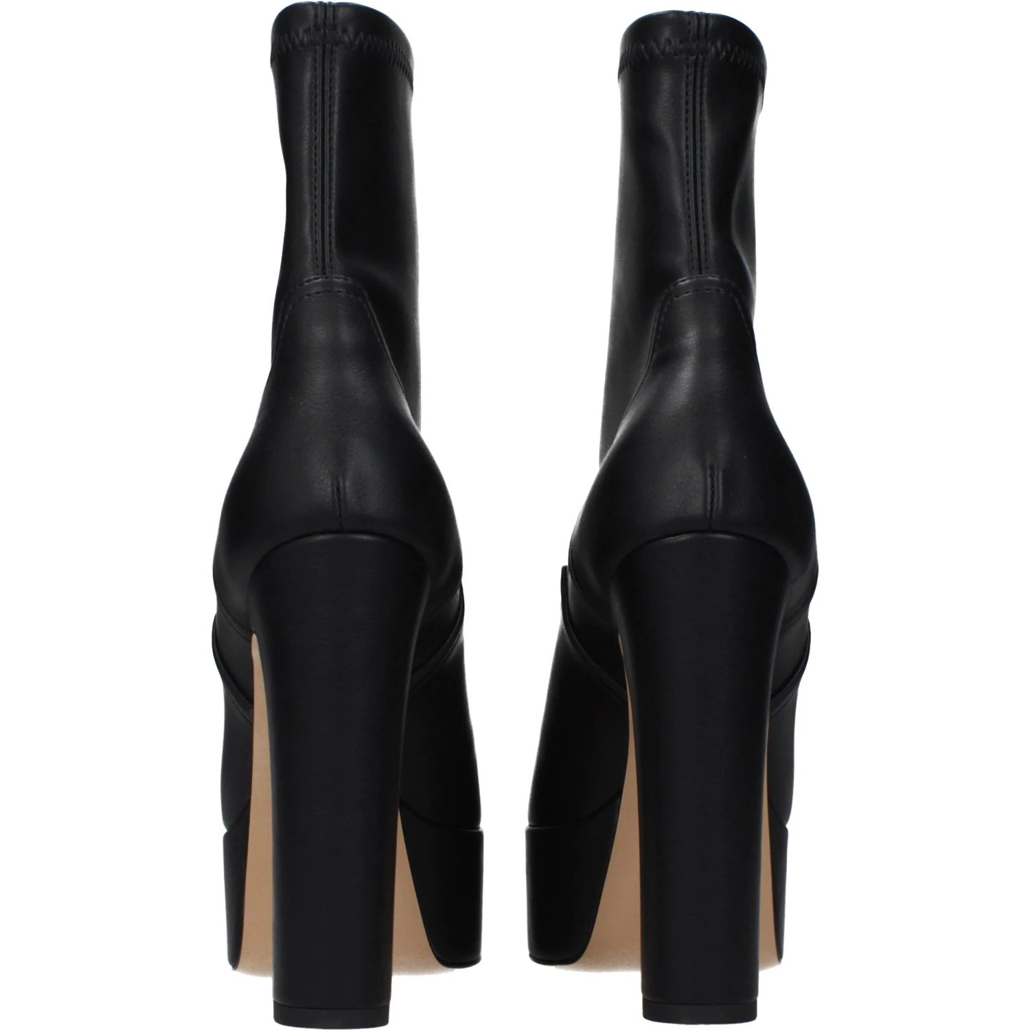 Black Leather Ankle Boots