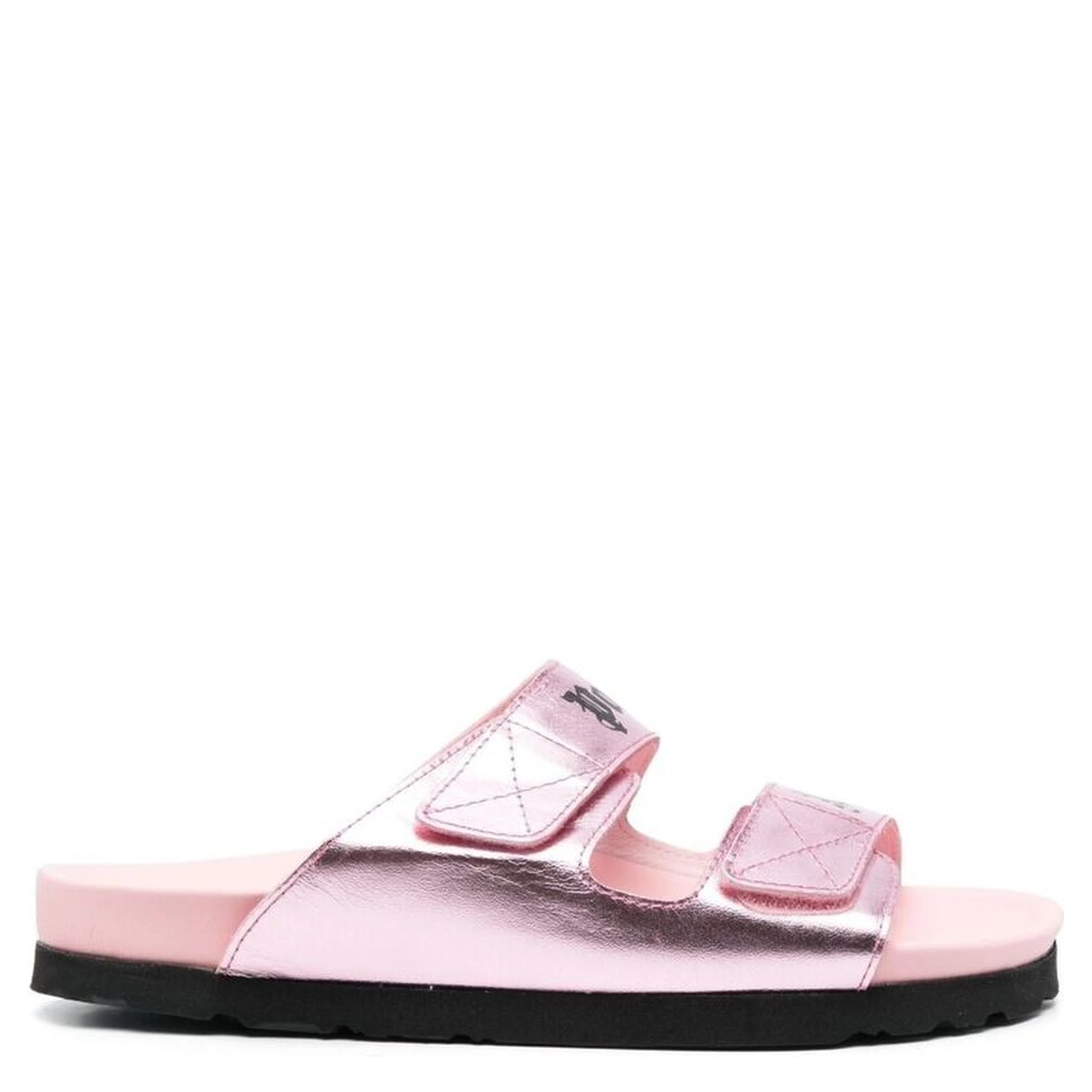 Multicolor Calfskin Strap-On Sandals