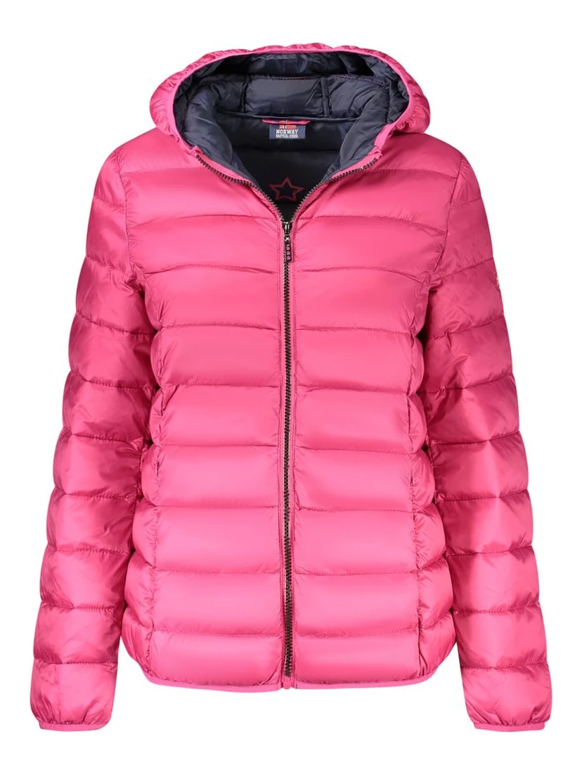 Pink Polyamide Women Jacket