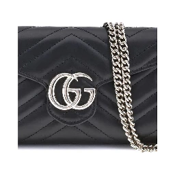 Black Calf Leather Bos Taurus Shoulder Bag