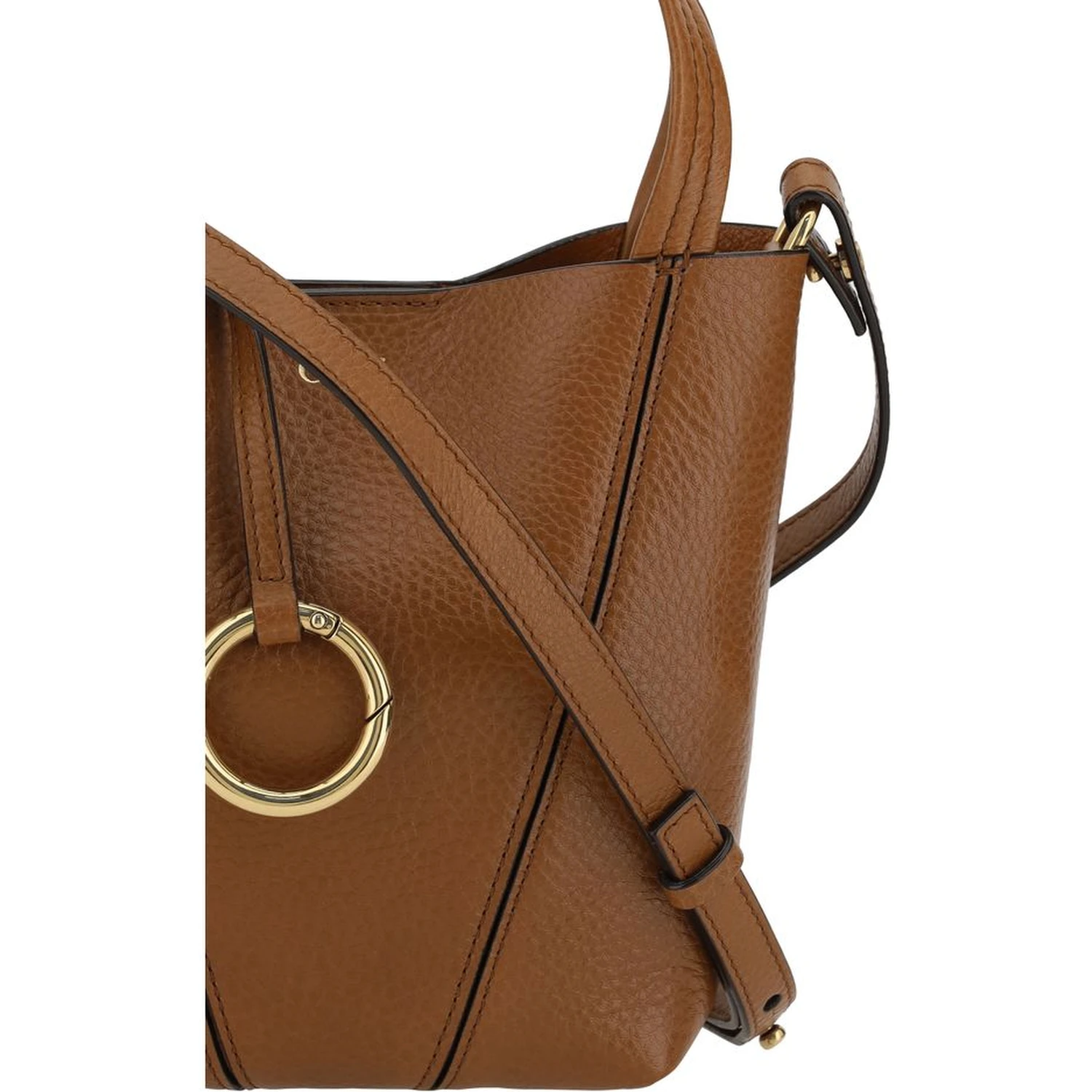 Brown Calf Leather Bos Taurus Shoulder Bag
